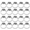 20Pcs Flat Ring Base Adjustable Stainless Steel SemiFinished DIY Jewelry Accessories 12mm