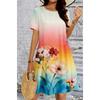 2026 New Style Women's Short-Sleeved Dress for Plus-Sized Women - Casual Leisure Style Dress