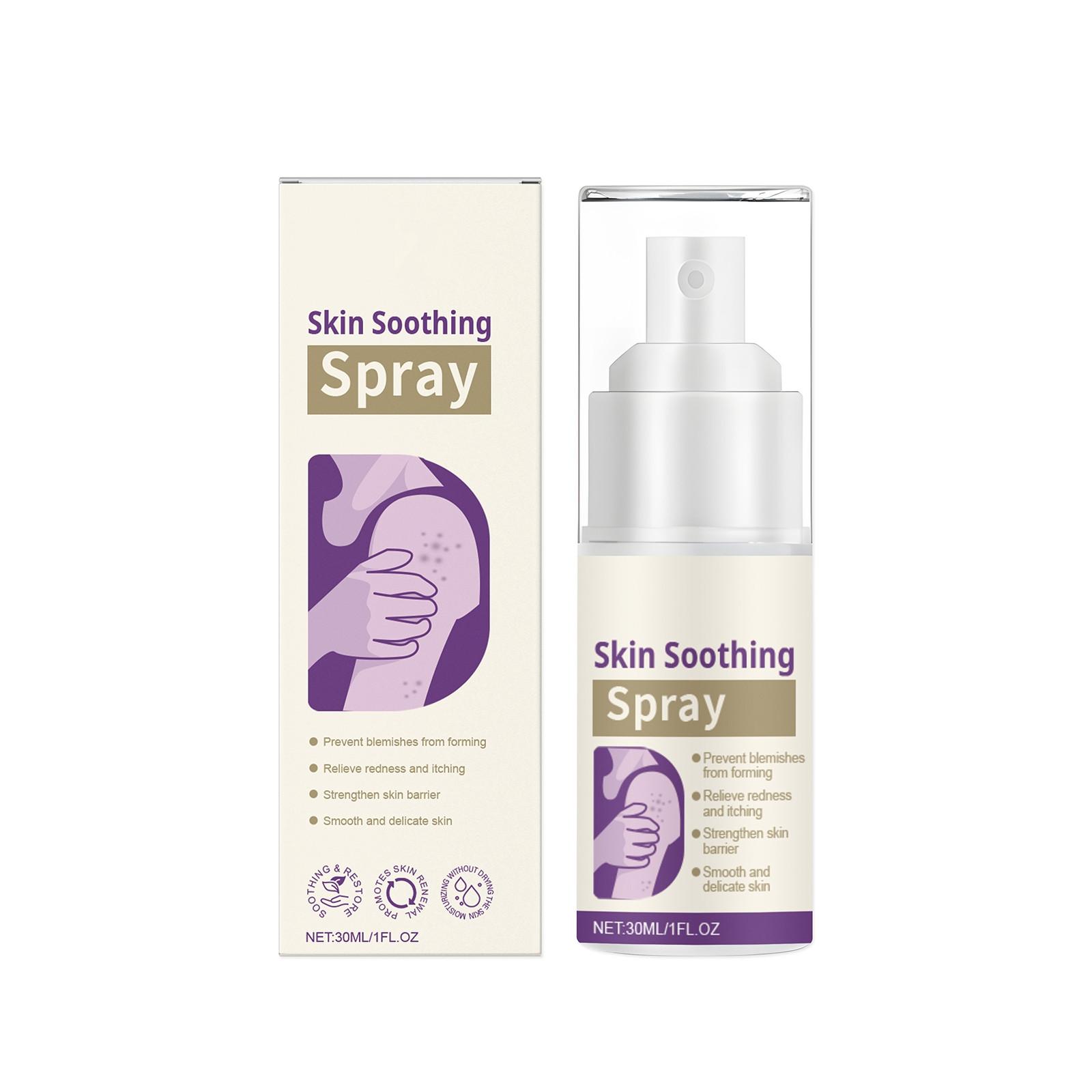 

Успокаивающий спрей для кожи, Против акне, Снимает покраснение и зуд, Успокаивающая вода, Мягко успокаивает кожу без раздражения, 30 мл One Size белый