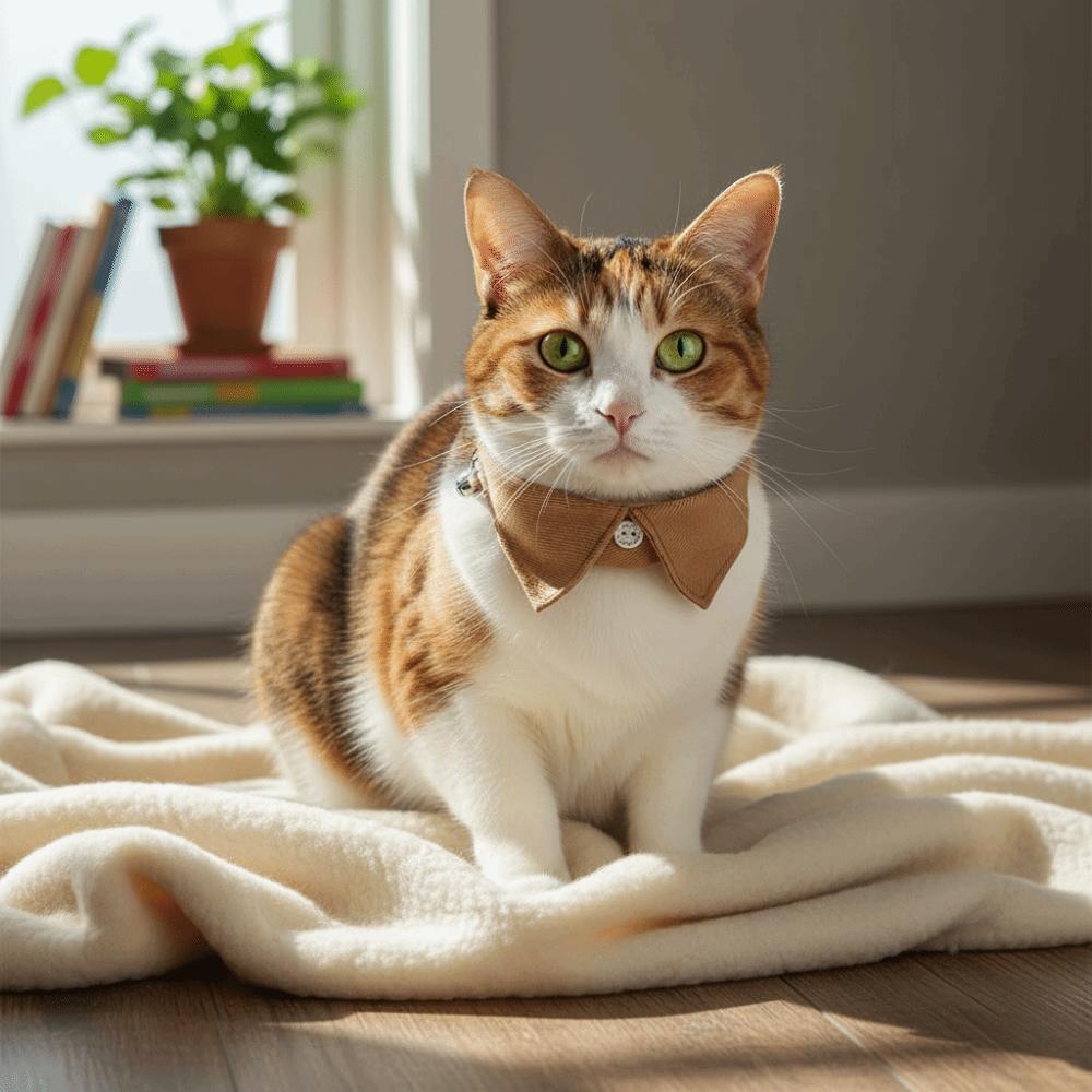 Adjustable Cat Dress Collar Breathable Pet Tie Pet Tuxedo Ties Collar  Formal Occasions