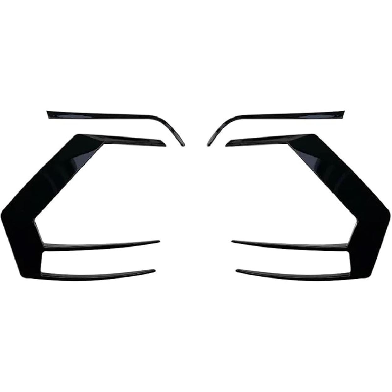 Car Rear Bumper Splitter Canard Compatible For VW Golf 7 MK7 MK7.5 GTI R GTD 2013-2020 | Tail Lamp Light Cover Trim Upgrade(Up For Golf 7 MK7) Up For Golf 7 MK7