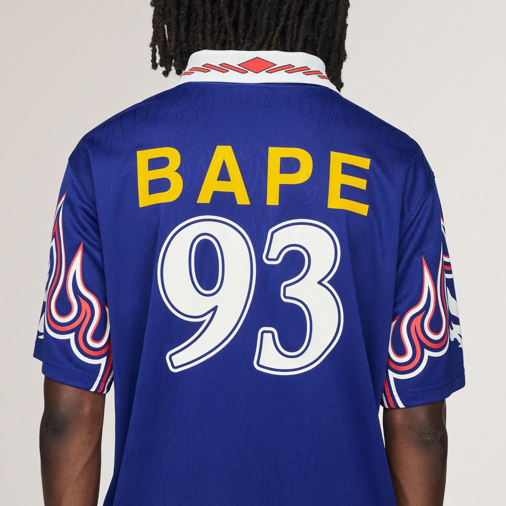 adidas x BAPE Flame Jersey Blue