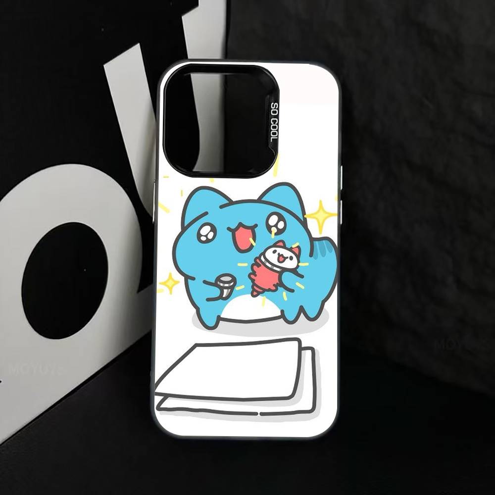 C-Capoo Kawaii B-Bugcat Phone Case For iPhone 17,16,15,14,13,12,11 Plus,Pro Max,XS,Colorful Silver Phone case Funda Cover