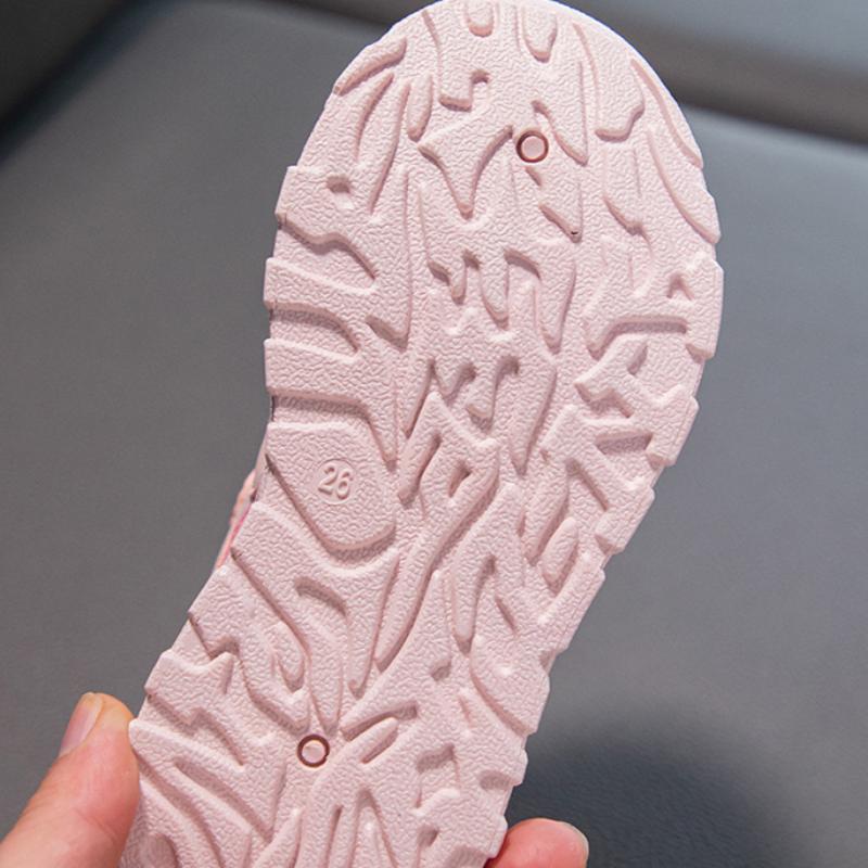 Frühling und Herbst Neue Mädchen Sneaker Kinder Casual Sneakers Weiche Unterseite Rutschfeste Laufschuhe für kleine Mädchen