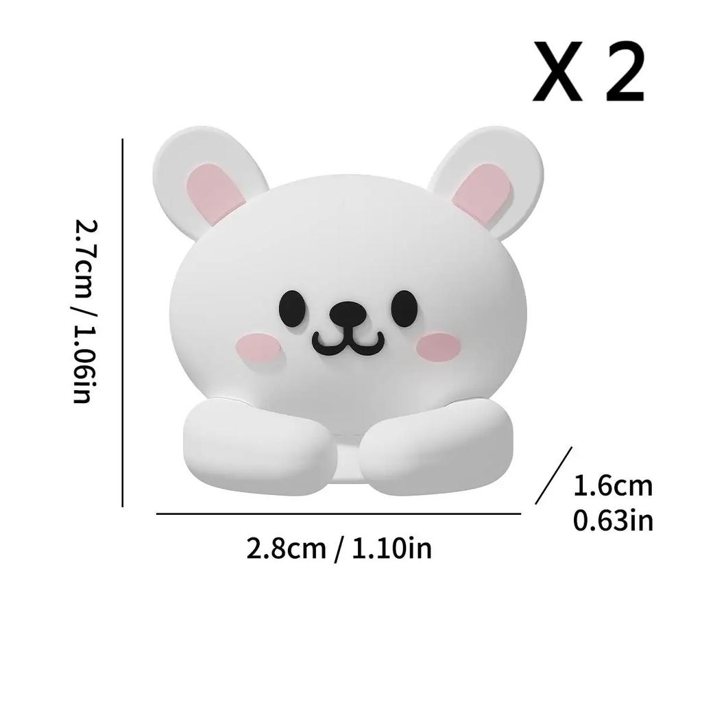 WORTHBUY Desktop Cute Cable Organizers Holder Clips Desk Tidy Organiser Self Adhesive Cable Management Office Wire Cord Holder