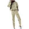 Women's Fleece Hoodies Two Piece Set 2021  Winter  Sweatshirts Pants Sets Female Casual Sports Tracksuits
