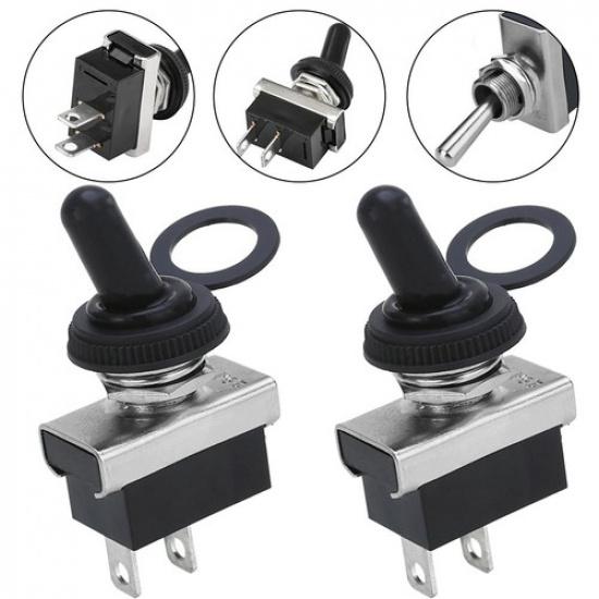 25A At 12VDC Toggle Switch Set Waterproof and Compact Design for Limited Spaces