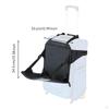 Kids Travel Luggage Seat with Harness Foldable Suitcase Padded Siton Trolley Case for Young