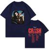 Charli XCX Crash The Live Tour Heavy Cotton Navy T Shirt S-5XL UR467 Unisex T-Shirt