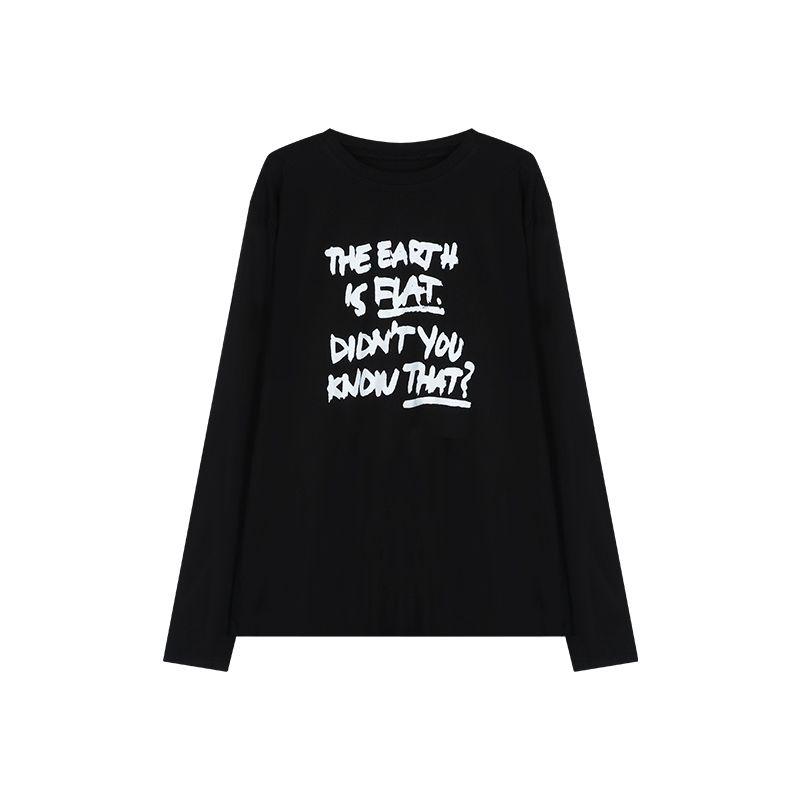 

Костюм Кумикуми Письмо Ранняя Весна Кружево Мода Black T-Shirt One size