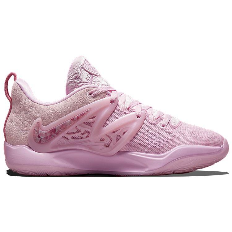 Nike KD 15 NRG Teta Pearl Unisexové tenisky Růžová Růžová-Pěna Světle-Ořechové-Hnědá DQ3851-600