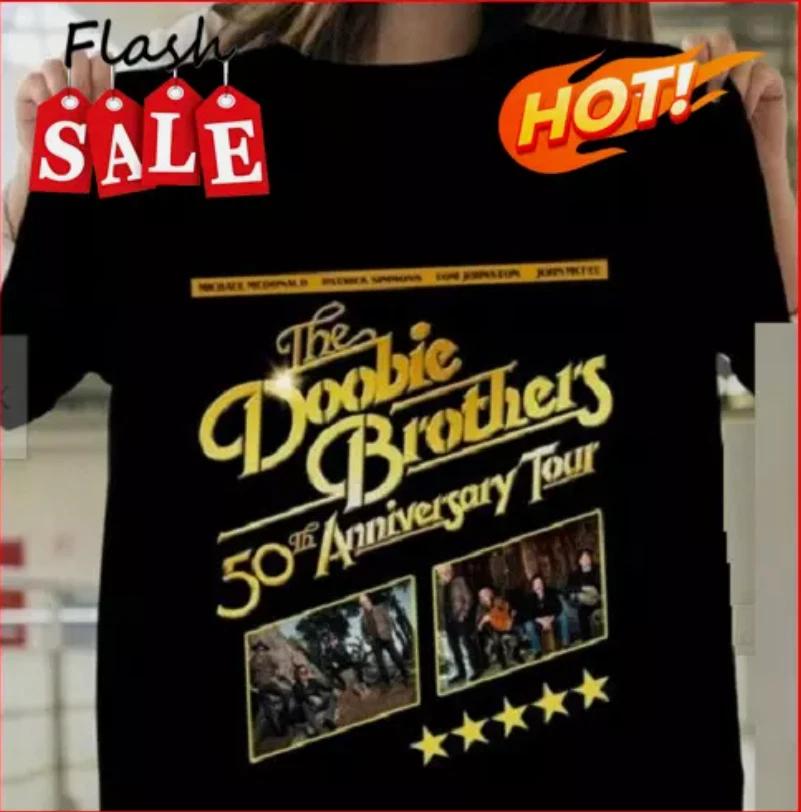 The Doobie Brothers 50th Anniversary T-Shirt Cotton Unisex S-5XL XXXXL