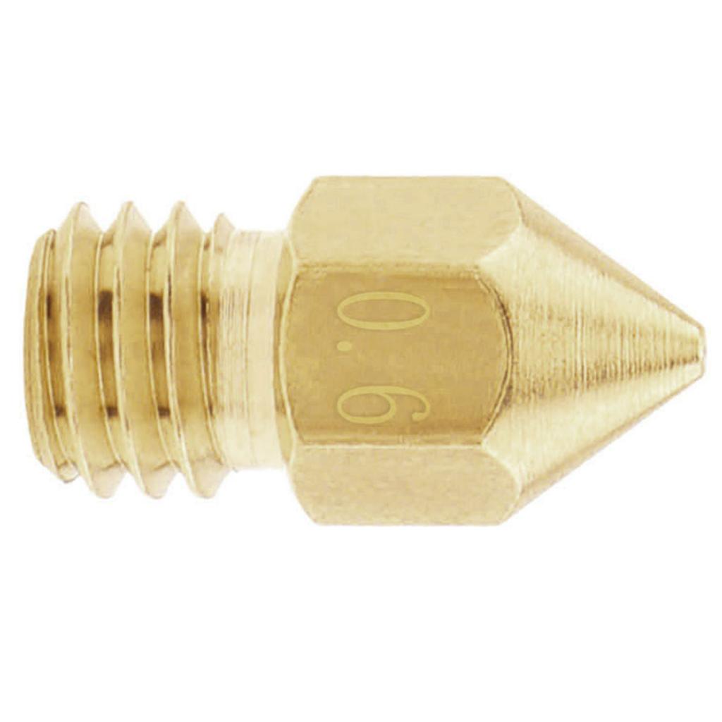 1 Stück 0,2/0,3/0,4/0,5/0,6/0,8/1 mm 3D-Drucker Messingdüse passend für Creality CR-10/Ender 3 5, MK8 Extruderdüsen