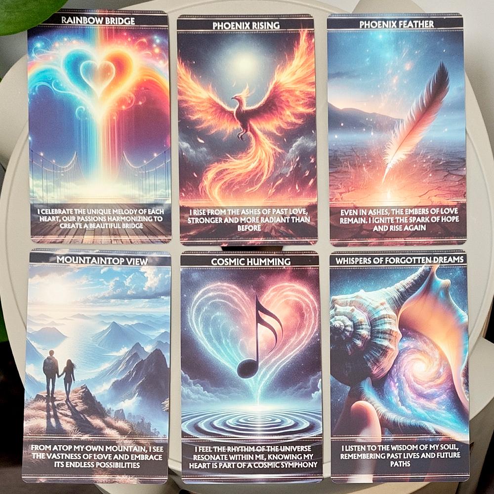 Botschaften aus dem Universum Orakel 12*7cm 36 Spirituelle Affirmationskarten für Führung & Manifestation