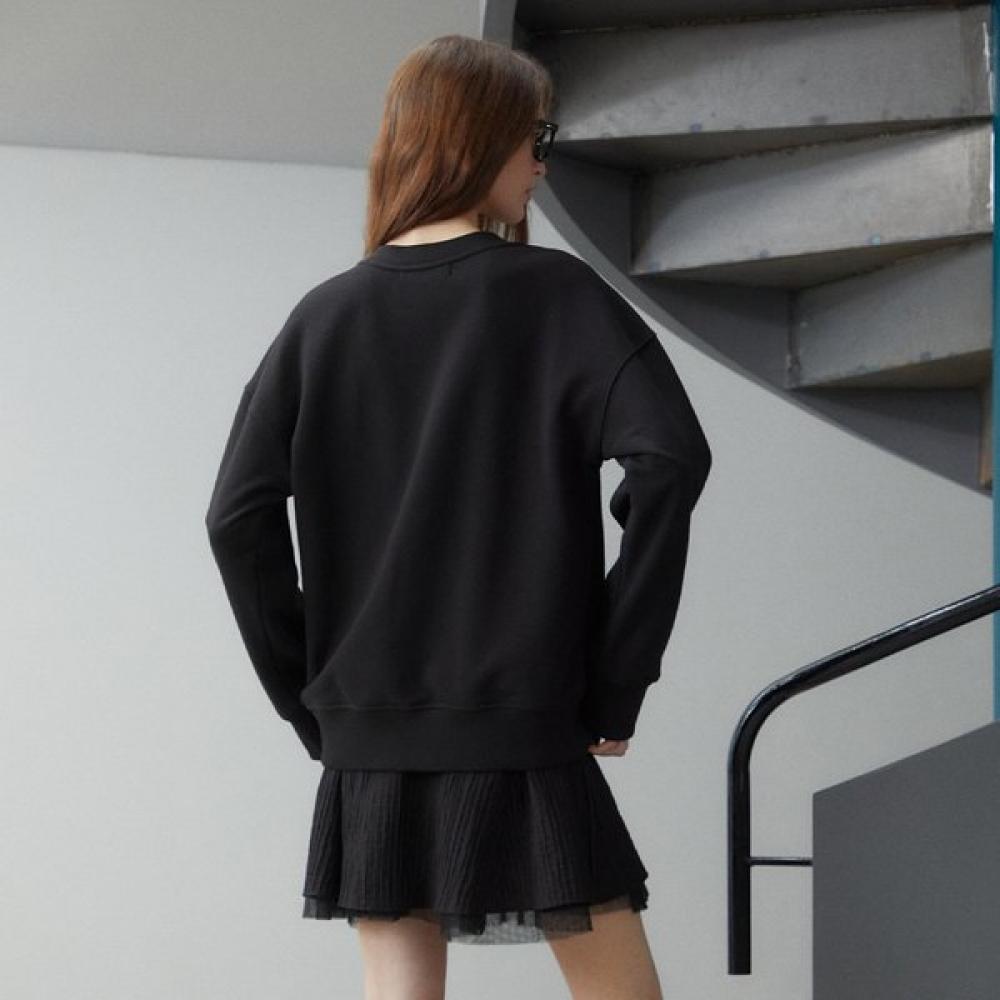 EGOIST Zipper DeTail Oversized T shirT  Es2cl361 