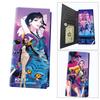 K-POP Demon Hunter Girl Group 3D Stereo Tri-fold Wallet for Students and Fans