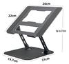 360° Rotating Adjustable Height Laptop Cooling Stand