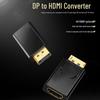 4K DP to HDMI Adapter: Connects DP to HDMI for Monitors and Projectors