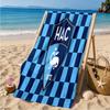 Le Havre Crest Heritage Beach Towel Microfiber Beach Towel, Lightweight and Quick-Dry, for Summer Travel, Swimming Pool Fan Birthday Gift