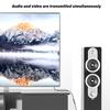 Sound Extension Cable Improved Break Resistance,for Home Theater, HiFi Connection, Subwoofer to Amplifiers Wire