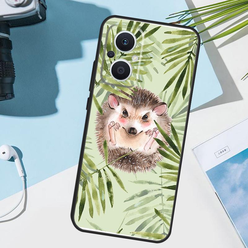 

Kawaii Hedgehog Heart Cover For OPPO Reno 8 7 Lite 10 11 12 13 14 Pro 11F 12F 13F 14F OPPO Find X8 X5 X9 Pro Case OPPO Find X5 Pro