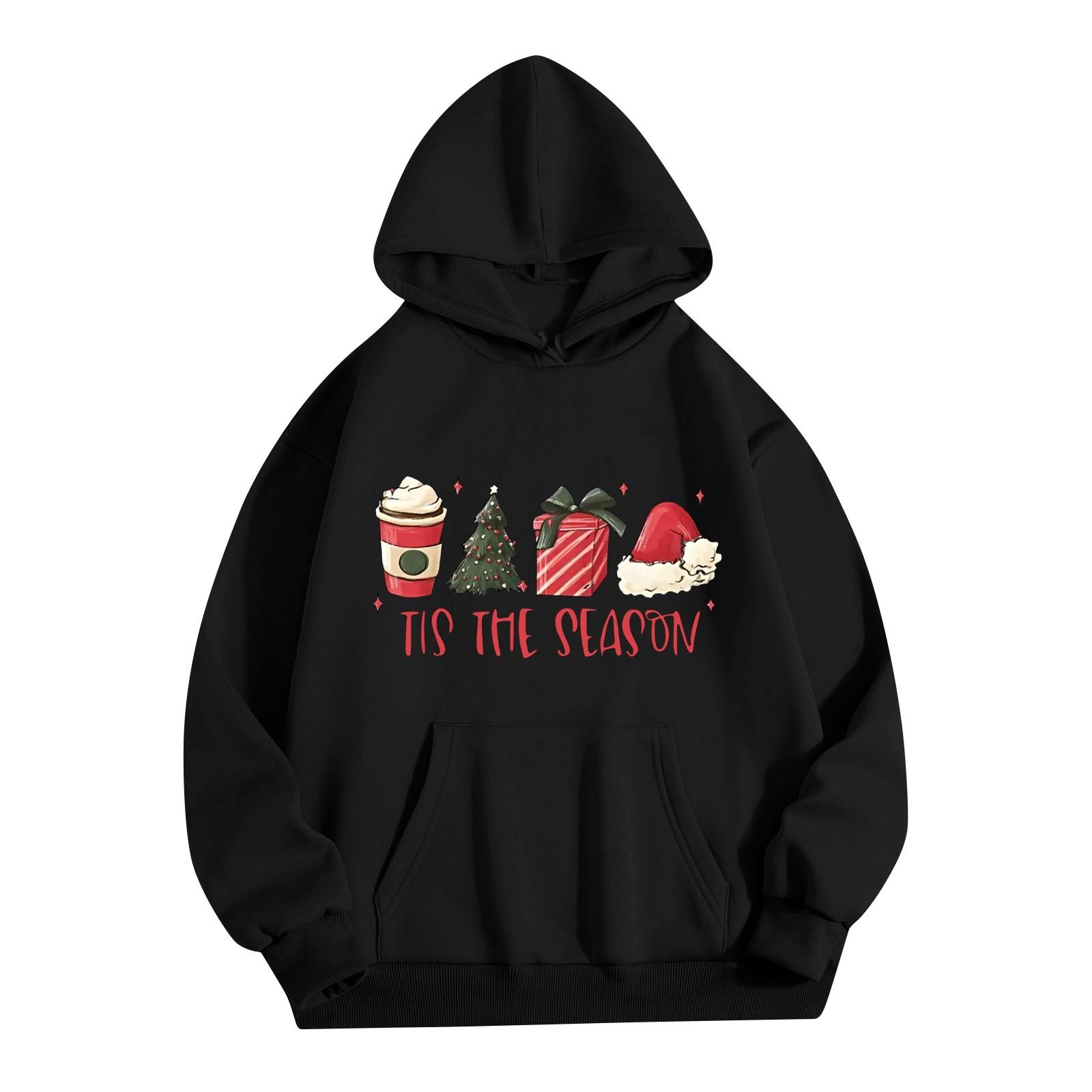 

Женская однотонная толстовка с капюшоном и длинным рукавом с принтом L чёрный