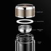 RELEA Borosilicate Glass Tea Infuser Bottle