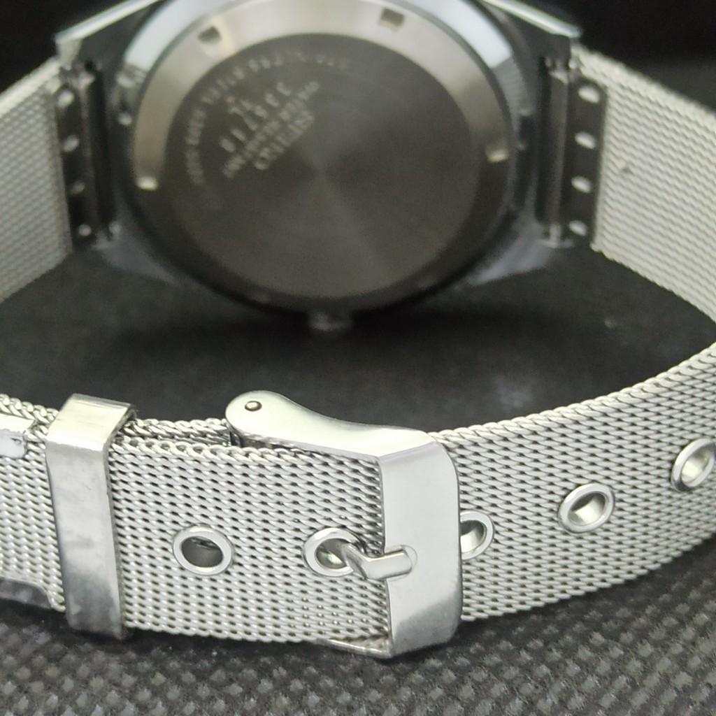 Generalüberholte Vintage-Armbanduhr Seiko 5 Auto 6309A aus Japan mit arabischer Schrift, Silber, a298956-2, Seikoa298956