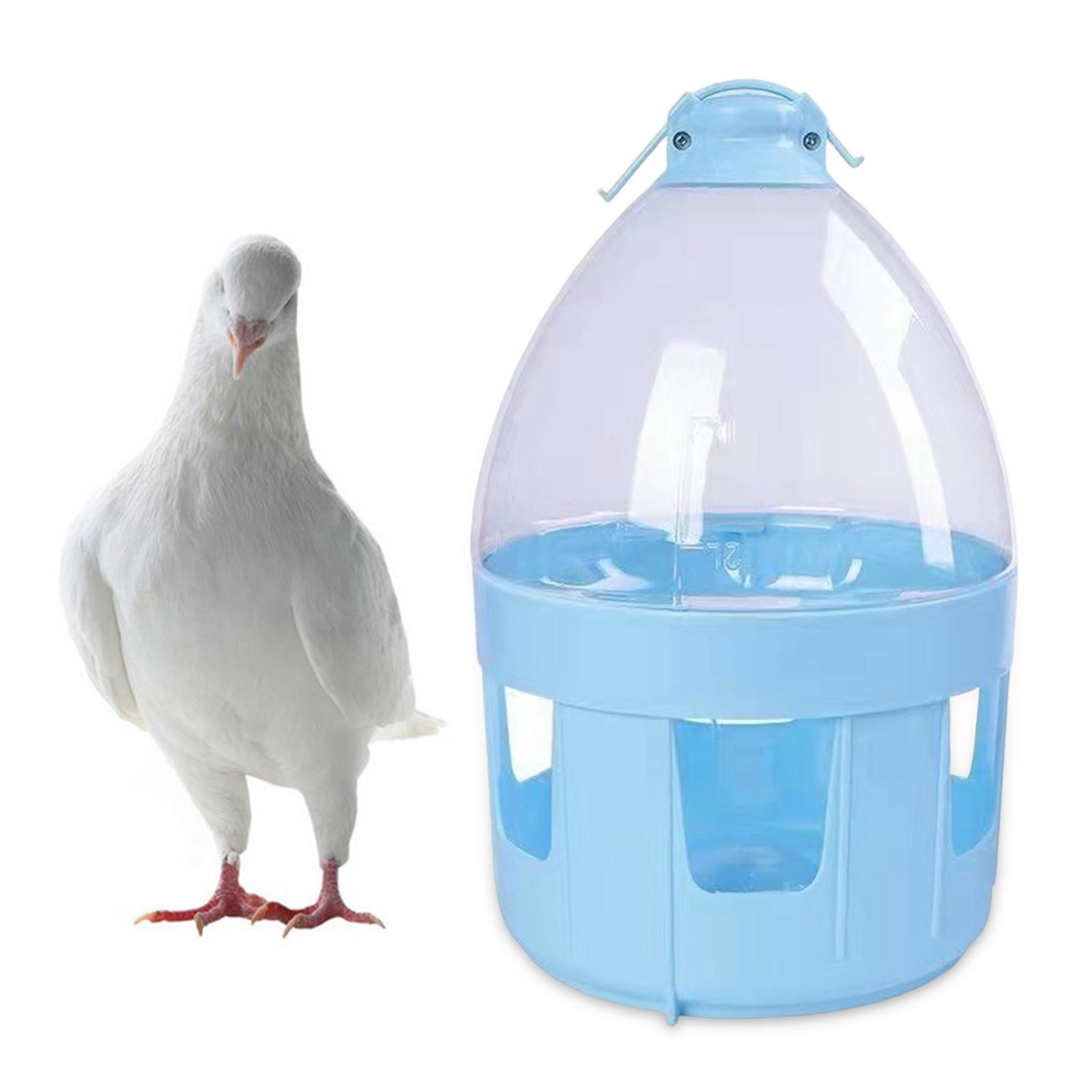 Pigeon Feeder Waterer Pet Supplies Easy to Use Hanging Dispenser Water Bottle 6L
