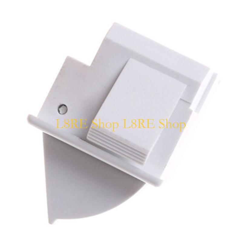 L8RE Fridge Parts AC 5A 250V Plastic Switch for Refrigerator Freezer Door Lamp Light White Switch Replacement