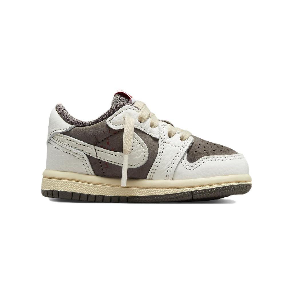 Travis Scott x Air Jordan 1 Retro Low OG TD Reverse Mocha Baby Sneakers Braun Sail University-Rot DO5441-162