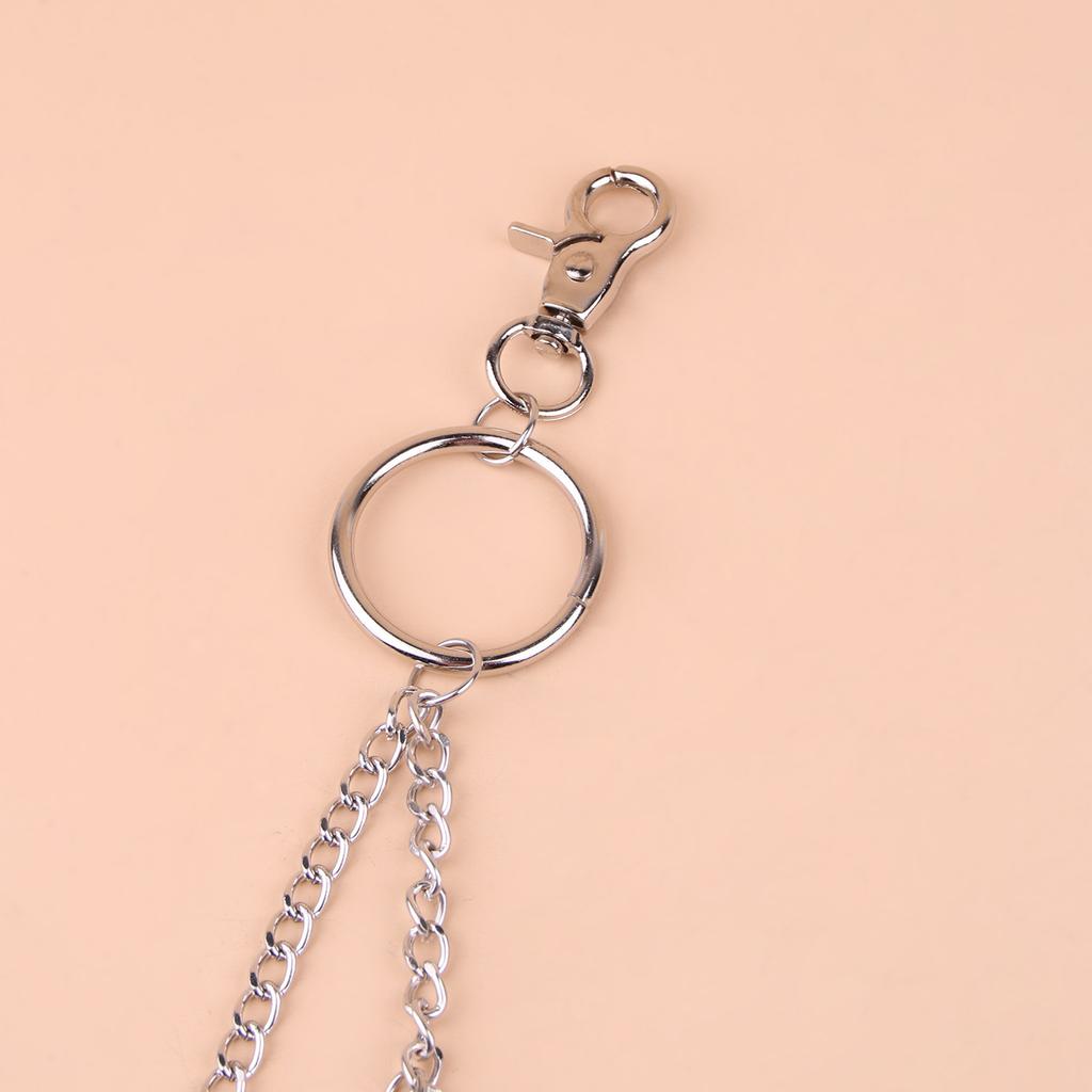 New Spring Flame Punk Style Men's and Women's Pants Chain Air Street Personalized Metal Side Chain Handsome Pants Chain