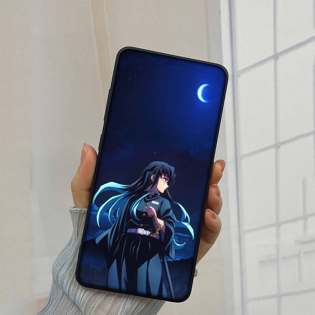 Pro Samsung Galaxy S24 S23 iPhone 16 15 14 Xiaomi Redmi Note 13 12 11 Pro Max X 8 9 10 XR A05 OPPO A15 Huawei Pouzdro na telefon Muichiro Tokito Demon Slayer