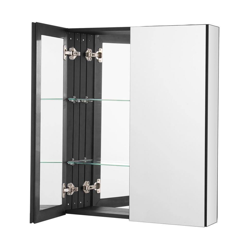 Medicine Cabinet 26" x 30" Mirror Medicine Cabinet Adjustable Shelves