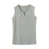 Canottiera Sexy Estiva 2023 da Donna Scollo a V Senza Maniche T-shirt Casual Coreana da Donna Cotone Maglietta Base Slim Abbigliamento Elegante 25826
