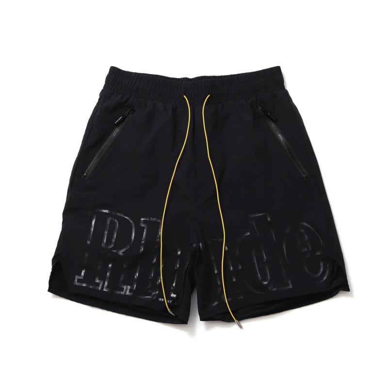 RHUDE Retro Marlboro Patchwork Striped Men's Five-Point Sports Shorts