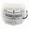 Dispenser Veloce Paracord da Esterno Scatola Portaoggetti Taglierina Corda Paracadute con Clip da Cintura