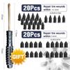 50pc Car Universal Vacuum Tyre Repair Set with Screwdriver Tire Wholesale Puncture Repair Wheel Tubeless for Car Tire Accessorie