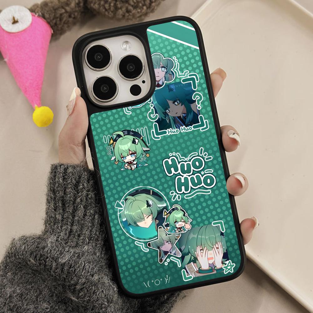 HSR Huohuo Matte Surface  Mobile Phone Case for iPhone 17 16 15 14 13 12 11 Air Pro Max Plus Colorful Cover