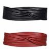 Adjustable Women Waistband Black Girdle Elegant Wide Belt  Dress Decoration