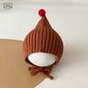 Baby Winter Oorbescherming Gebreide Muts Schattige Elf Puntmuts Warm Met Kinband Muts Baby