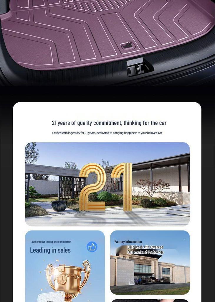 Deepal S07 TPE Trunk Mat - Car-Specific, Integrated, 26 Model