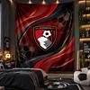 Wall Hanging Tapestry Bournemouth Football Print Cloth for Living Room Bedroom Home Decor