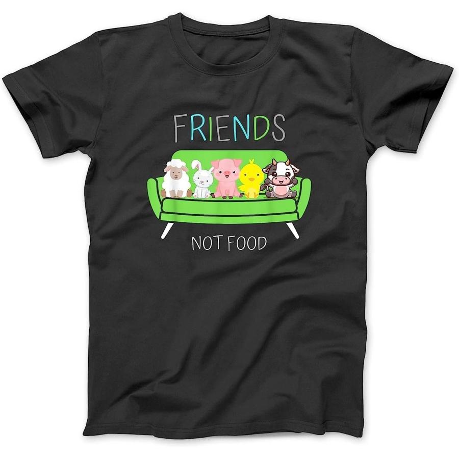 Friends - Not Food T-Shirt Sweatshirt Hoodie Tanktop for Men Women Kids Black S