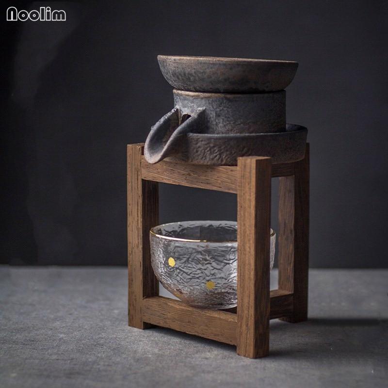 

Каменная мельница со вкусом фиолетовой глины, ситечки для чая, керамический фильтр для специй ручной работы, ретро инструменты для чайного домика