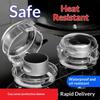 2Pcs Dustproof Clear Stove Knob Protector Durable Gas Oven Stove Knob Guard for Home Kitchen Daily Use Child Safety