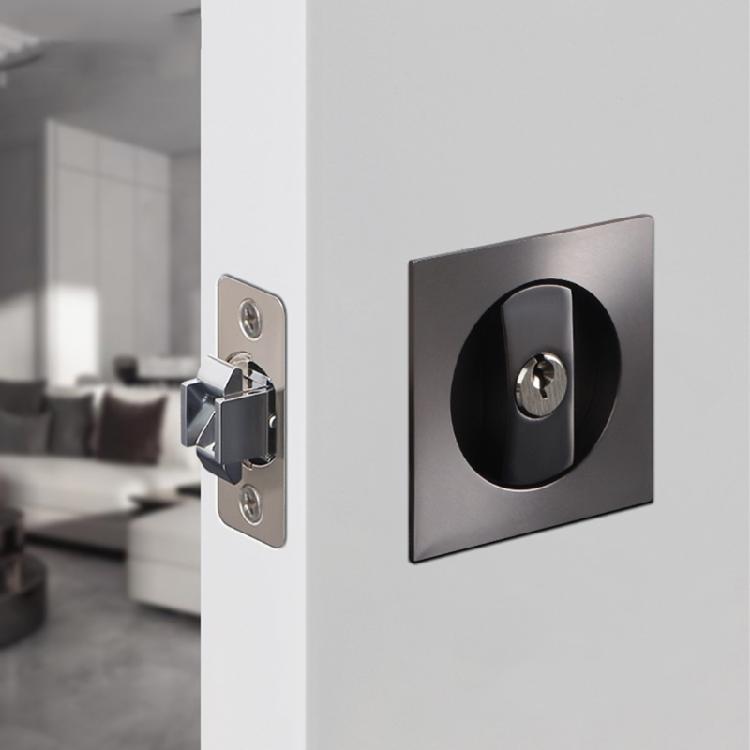 Invisible Recessed Door Lock for Sliding-Door Stainless Steel Privacy Door-Latch
