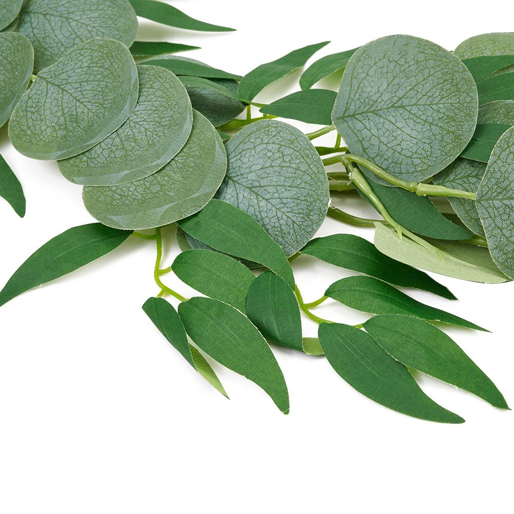Fake Vines Fake Eucalyptus Leaves Exquisite Artificial Eucalyptus Vine for Home and Restaurant Decor 66 Feet Length