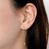 Vendome Aoyama Earrings K18 Yellow Gold AGVA1055 DI Champagne Cocktail Diamond [Official]