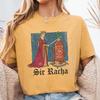 Sir Racha Funny Knight Meme Comfort Colors Shirt and Kids Shirt : Retro Medieval Shirt and Kids shirt,Hot Chili Souce,Dark Humor